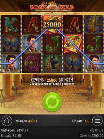 Book of dead spielen ohne einzahlung