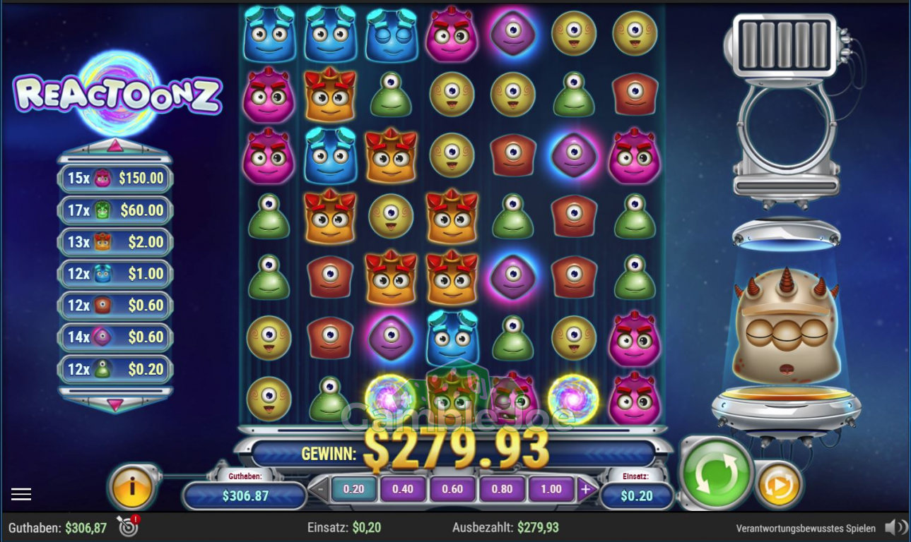 Casino Reactoonz Casino Reactoonz