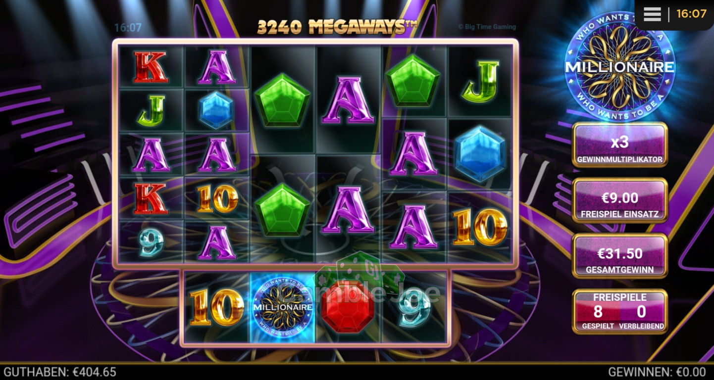 Who Wants to Be a Millionaire Gewinnbild von Nickii45