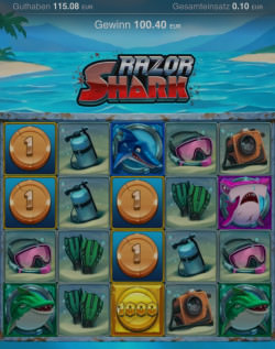Razor Shark Gewinnbild