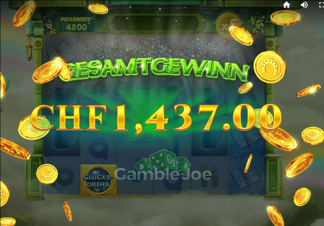 Golden Leprechaun Megaways Gewinnbild von Chris26