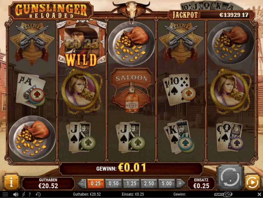 Gunslinger Reoladed der Play'n GO Slot mit Progressiven Jackpot