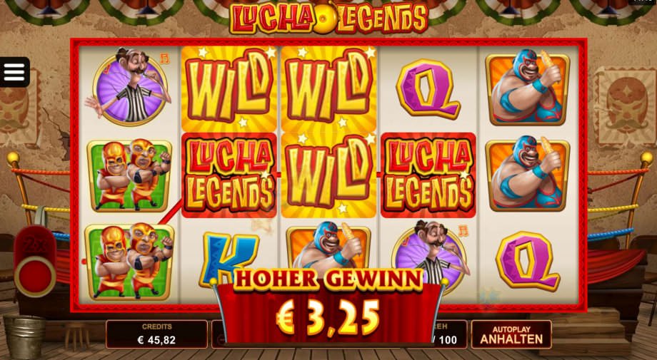 Lucha Legends - neuer Online Slot von Microgaming