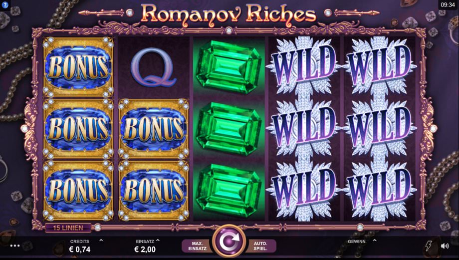 Romanov Riches der neue Microgaming Slot