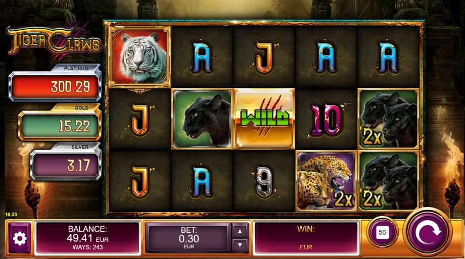 Der Kalamba Games Slot Tiger Claws