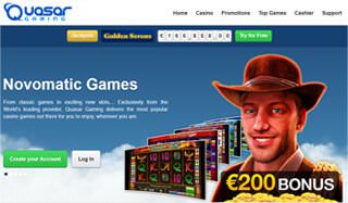 Homepage von Quasar Gaming