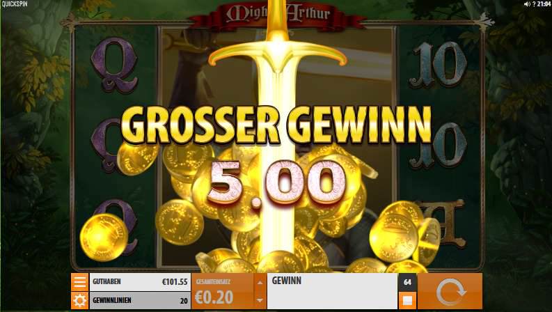 Neuer Quickspin Slot Mighty Athur