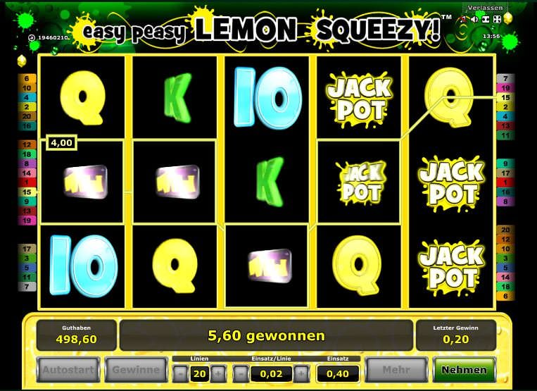 Easy Peasy Lemon Squeezy Slot