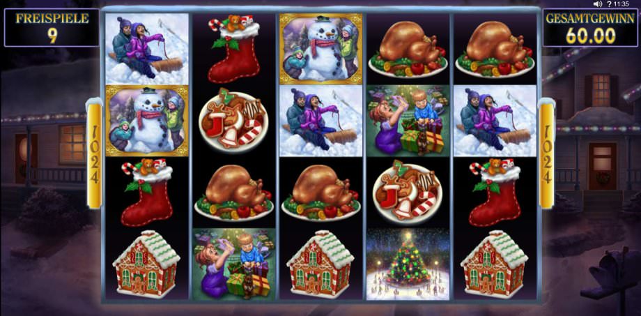 Der Happy Holidays Slot von Microgaming