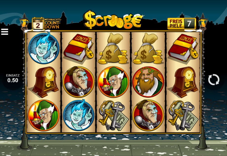Scrooge von Microgaming - Christmas Slot