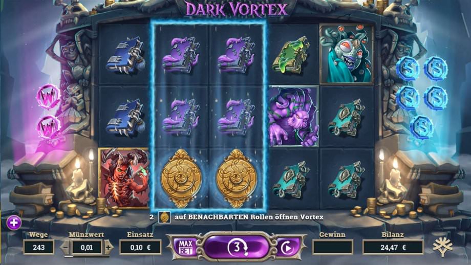 Neuer Slot: Dark Vortex von Yggdrasil