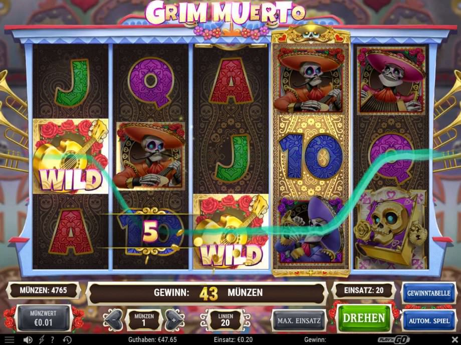 Grim Muerto Slot von Play'n GO