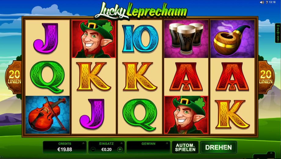 Lucky Leprechaun von Microgaming