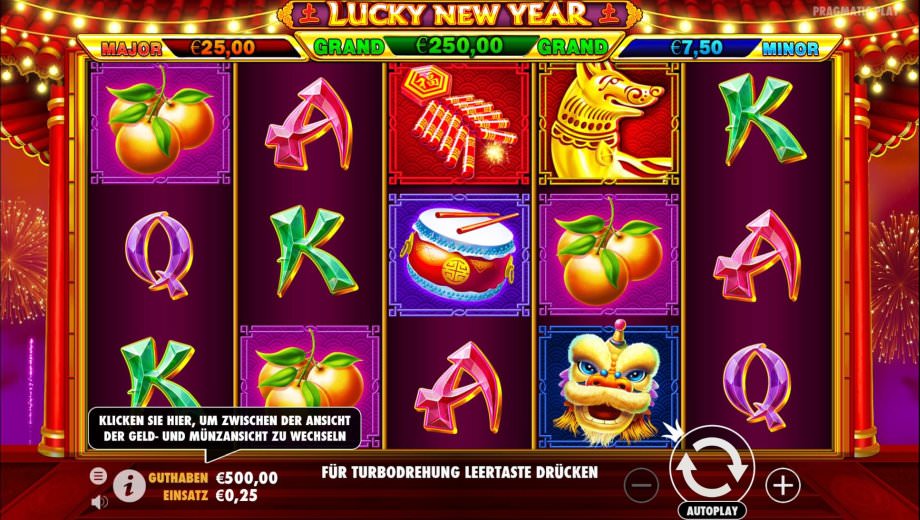 Der Slot Lucky New Year von Pragmatic Play