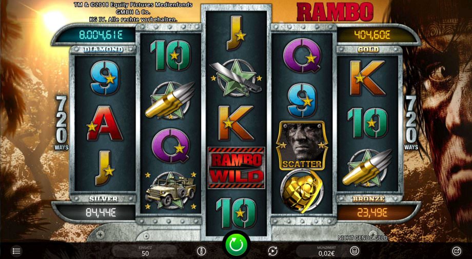 Der Rambo Slot von iSoftBet