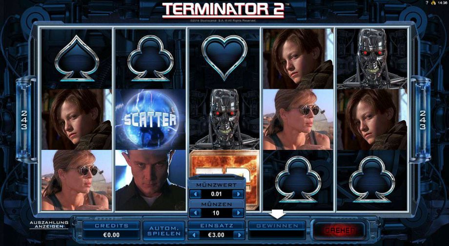Der Slot Terminator II von Microgaming