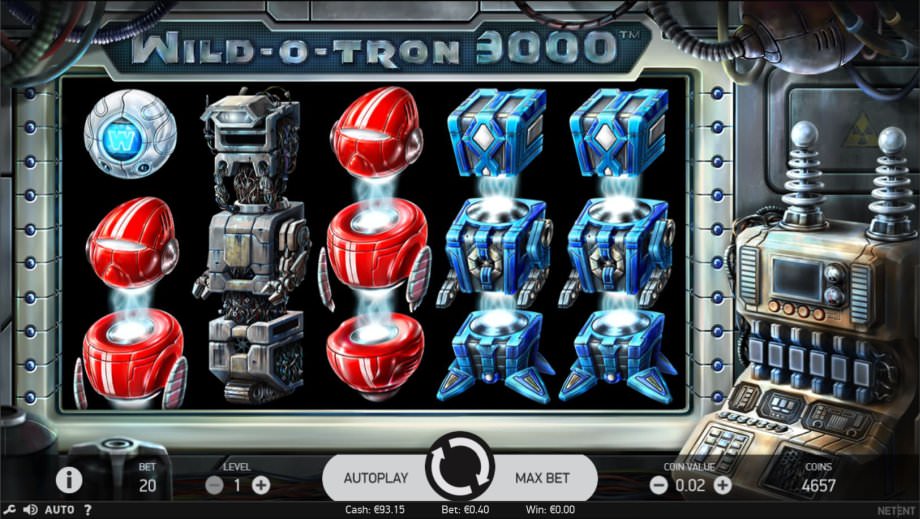 Der NetEnt Slot Wild-o-Tron 3000