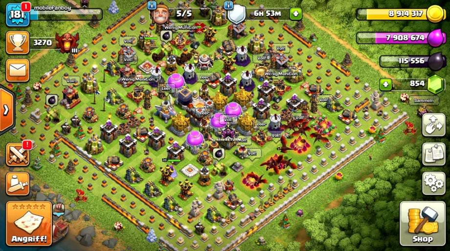 Clash of Clans Screenshot vom Android