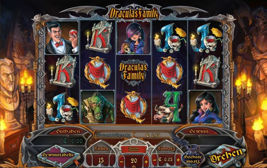 Der Automat Dracula's Family von Playson