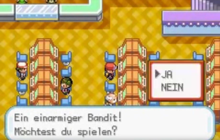 Die Spielhalle in Prismania City Pokémon Feuerrote Edition