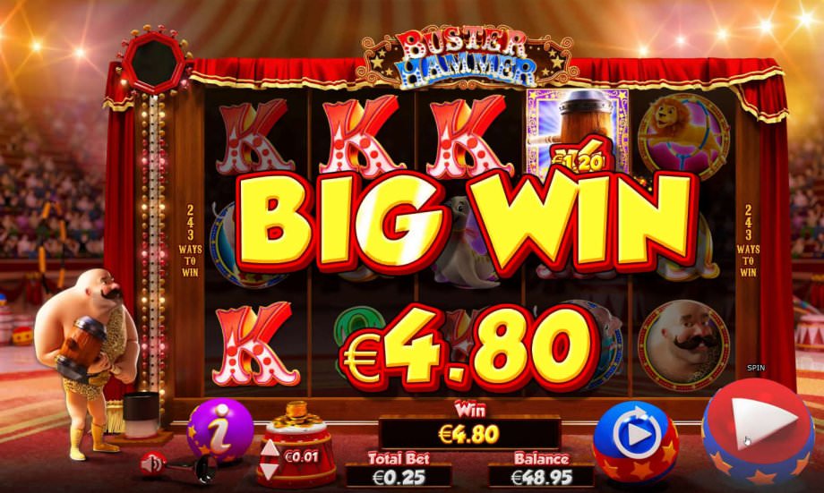 Buster Hammer: 243 Wege Slot von Chance Interactive