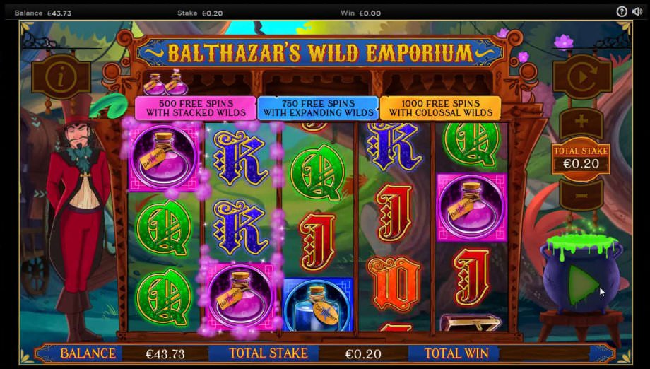 Fast Freispiele bei Balthazar's Wild Emporium