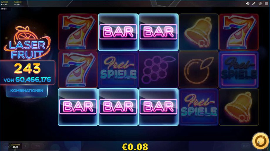 Neuer Red Tiger Slot Fruit Laser