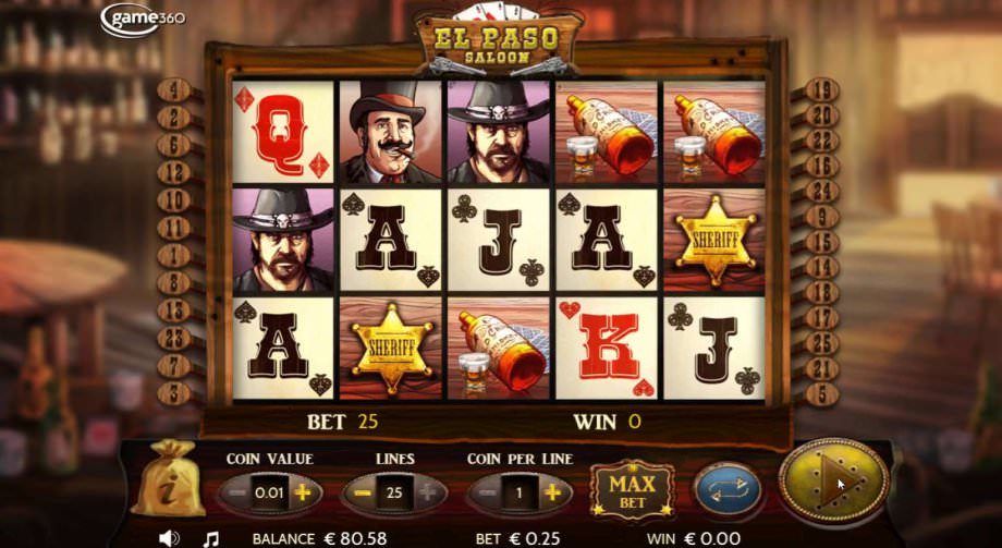 Western Slot El Paso Saloon