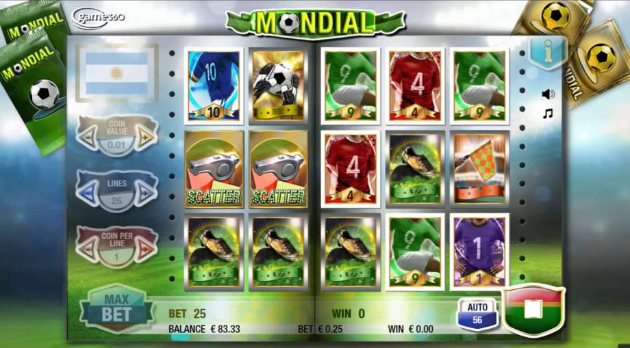 Fußball-Slot Mondial von Game360