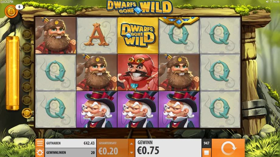 Dwarfs Gone Wild - neuer Quickspin Slot