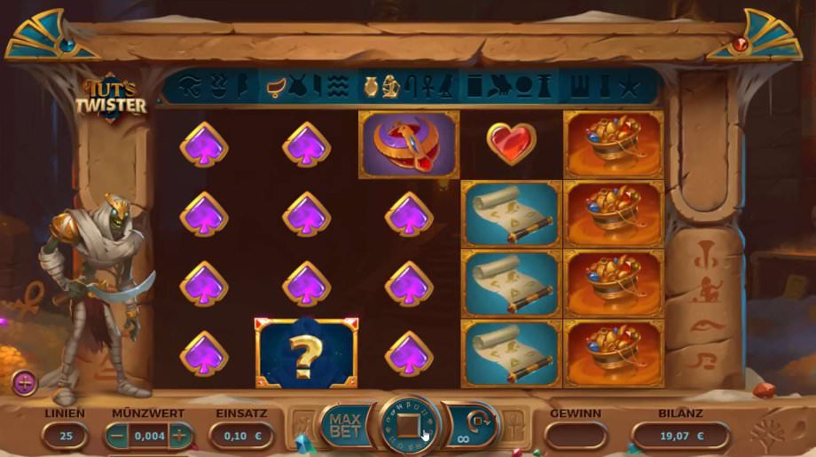 Neuer Slot Tut's Twister von Yggdrasil