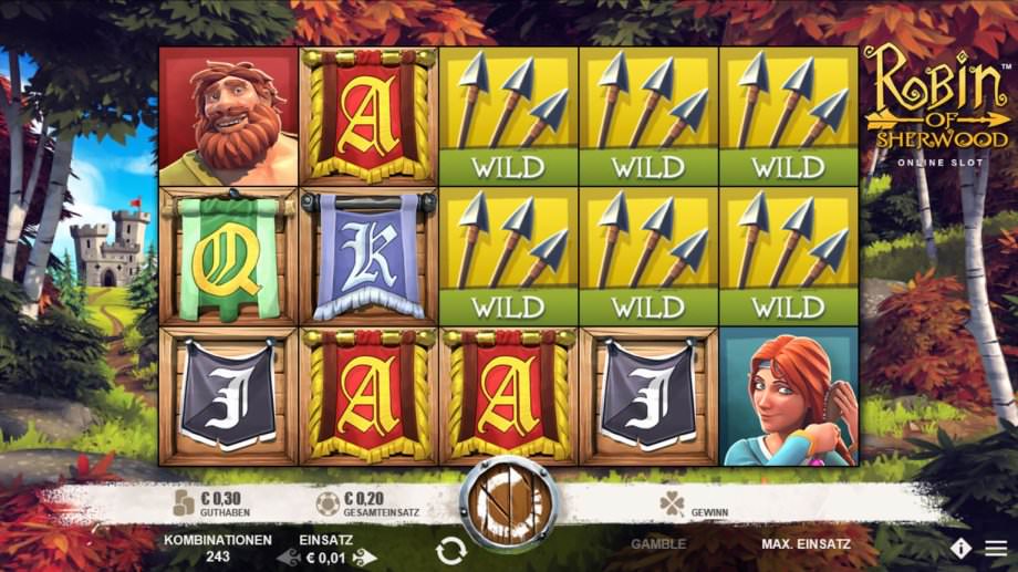 Robi9n of Sherwood - ein neuer Microgaming Slot