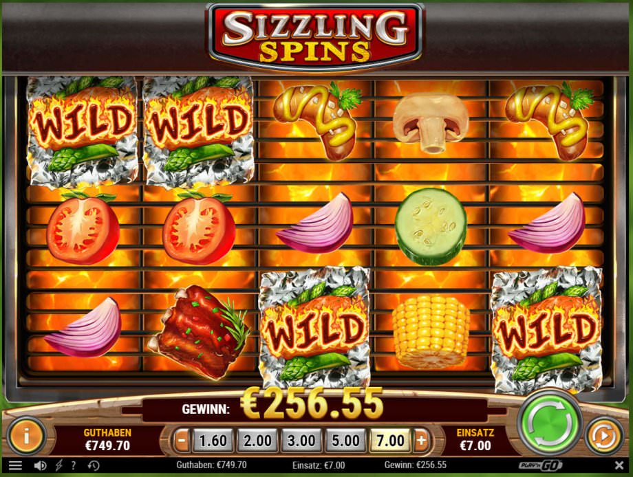 Sizzling Spins von Play'n GO