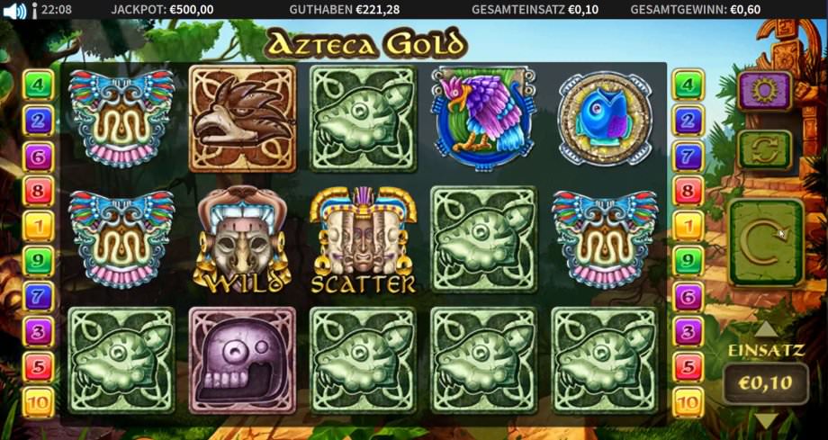 Der Spielautomat Azteca Gold von Metagu