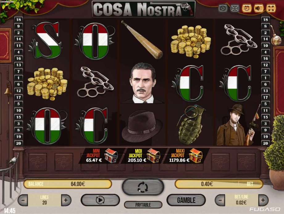 Der Slot Cosa Nostra von FUGASO