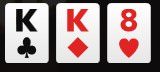 Ein Paar beim 3 Karten Poker