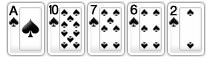 Flush beim 5 Karten Poker