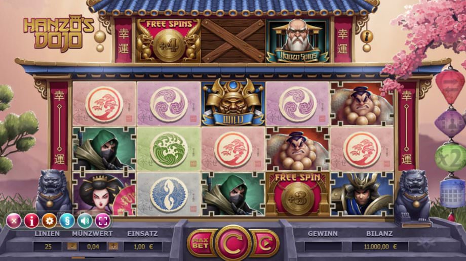 Hanzo's Dojo - neuer Yggdrasil Slot