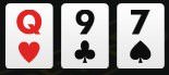 Höchste Karte beim Three Card Poker