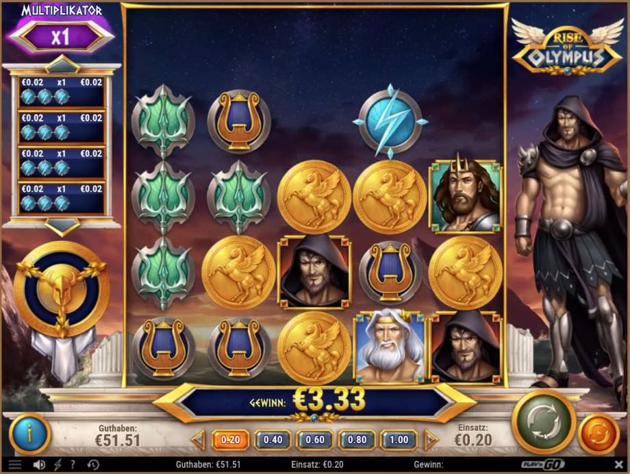 Rise of Olympus - neuer Play'n GO Slot