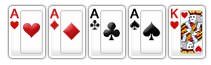 Vierling beim 5 Karten Poker