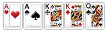 Zwei Paare beim 5 Karten Poker