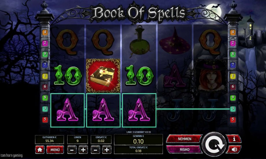 Der Automat Book of Spells von Tom Horn Gaming