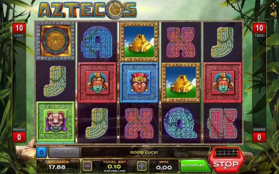 Der Spielautomat Aztecos von Xplosive