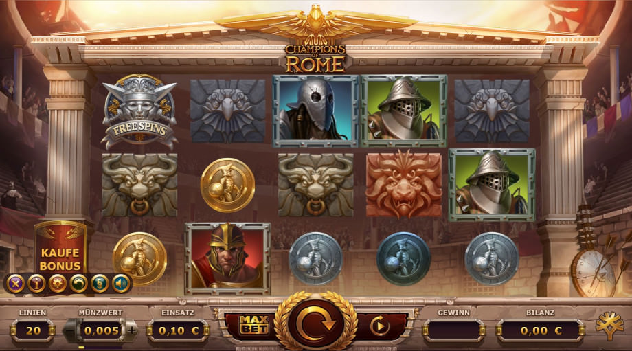 Der Yggdrasil Slot Champions of Rome