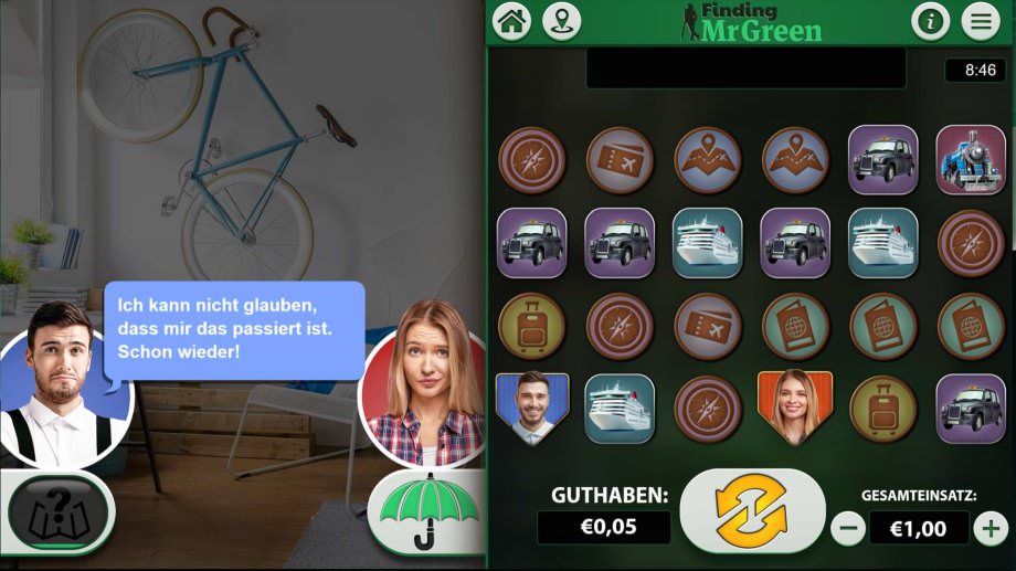 Finding Mr Green - der neue exklusive Slot