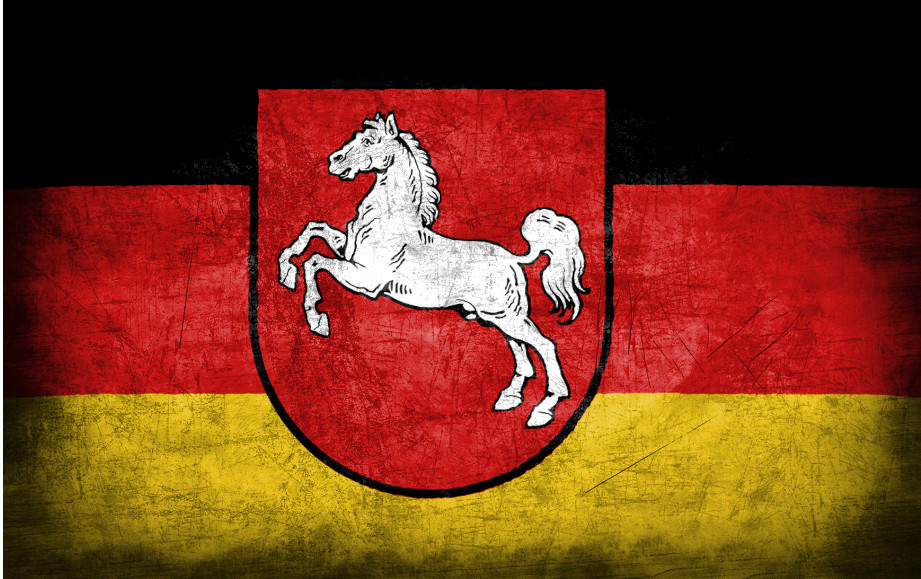 Flagge von Niedersachsen