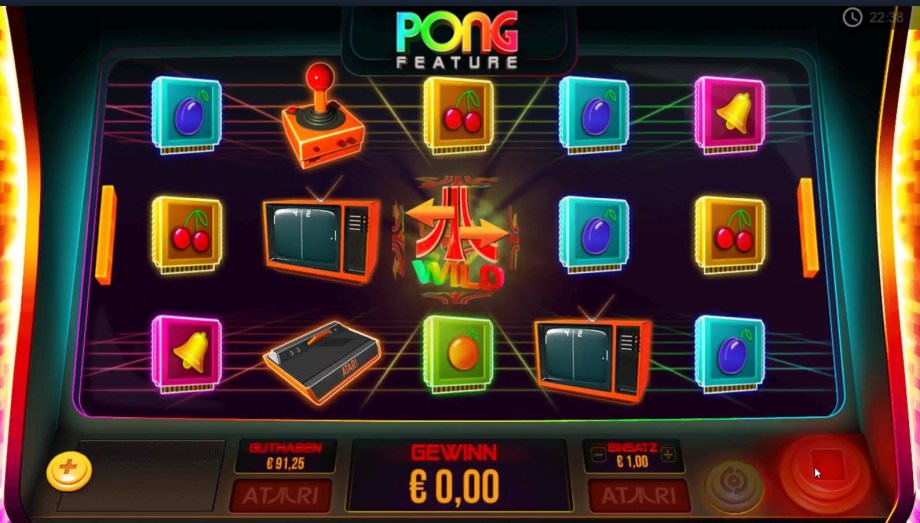 Der Retro-Atari-Slot Pong