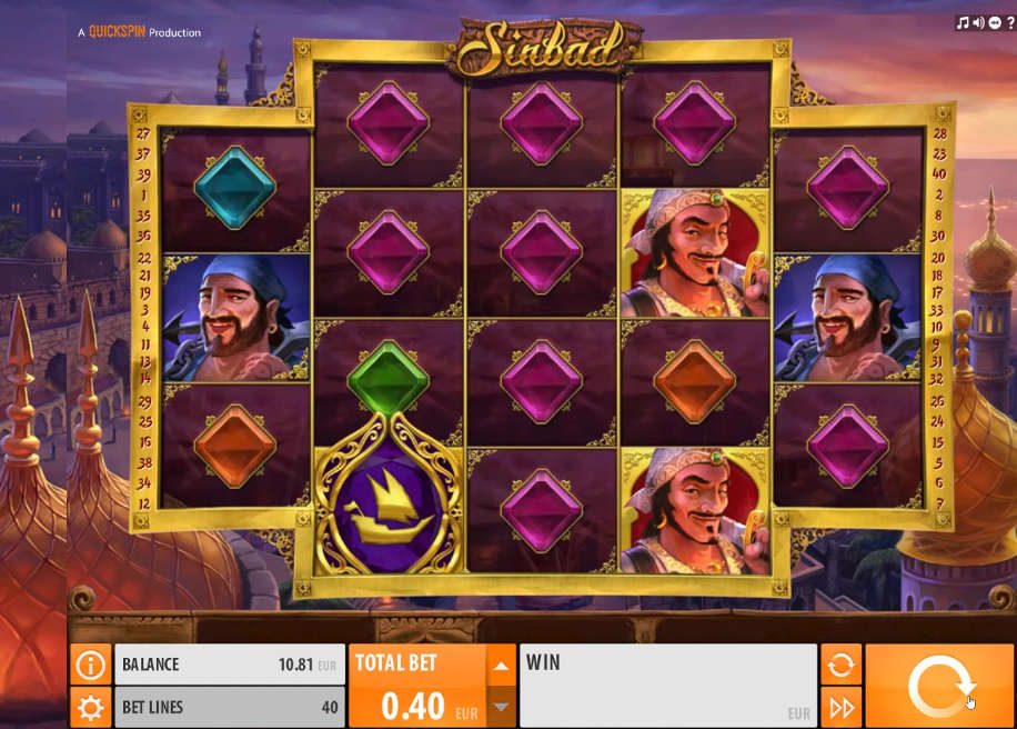 Sinbad Slot von Quickspin 