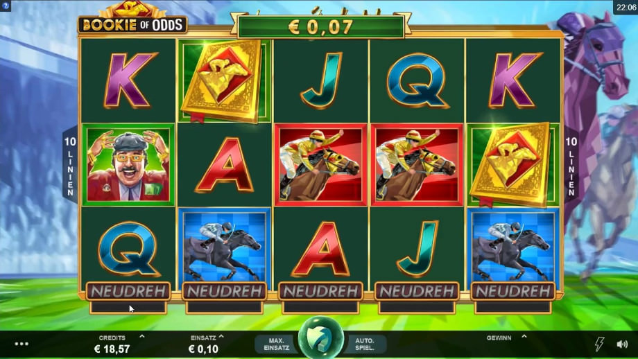 Der neue Microgaming Slot Bookie of Odds